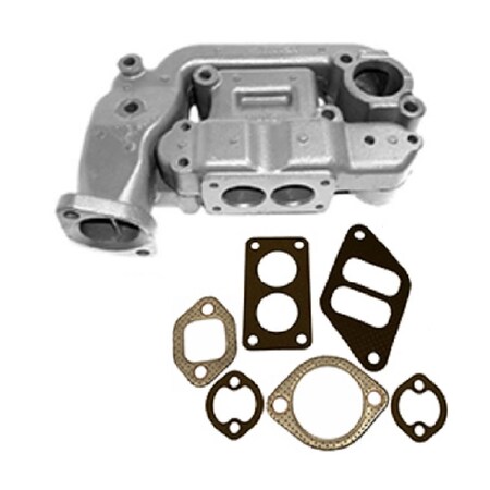 Aic Replacement Parts A4640R A5751R Intake & Exhaust Manifold w/ Gaskets Fits John Deere Tractor 60 A4640R-GSKTSET